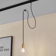 Hanglamp Lindby Linaro, Ø 4,6 cm, goud, 1-fase, E27