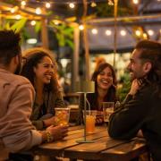 Calex LED-tafellamp op accu Serino, groen, aluminium, 2.700 K