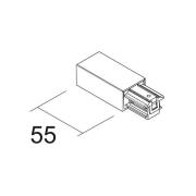 Ivela Voeding links SQUARE 48 V, wit, kunststof