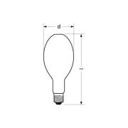 RADIUM Halogeen gasontladingslamp E40 420 W HRI-E D/PRO Ra92