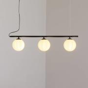 Hanglamp Beryl, 3-lamps, zwart
