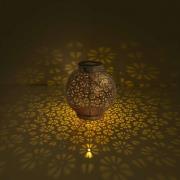 LED lamp op zonne-energie 52854, zilver, metaal, 20 cm, IP44, set van ...