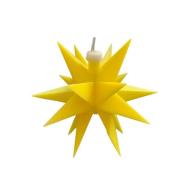 STERNTALER LED-ster, geel, 18 punten, Ø 12 cm, batterij