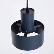 Hanglamp Rif S, antraciet, 1-lamp, Ø 15 cm, staal