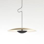 MARSET Ginger LED hanglamp, Triac Ø32cm messing/wit