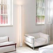 Nemo Tru LED vloerlamp 2.700 K, wit gelakt