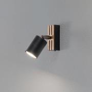 Envostar Tino wandspot 1-lamp zwart/hout