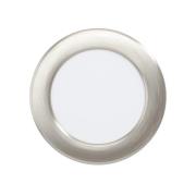 EGLO connect Smart LED-inbouwlamp Fueva 6-Z, grijs, Ø 12 cm
