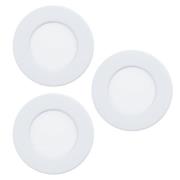EGLO connect LED inbouwlamp Fueva 6-Z, wit, set van 3
