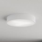 Plafondlamp Cleo 400, wit, sensor, IP54, Ø 40 cm, metaal