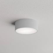 Plafondlamp Cleo 200, grijs, sensor, IP20, Ø 20 cm, E27