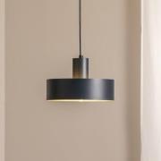 Hanglamp Rif M, antraciet, 1-lamp, Ø 25 cm, staal