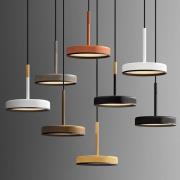 OLEV LED hanglamp OVERFLY, titanium, Ø 15 cm, metaal, 927 dimbaar