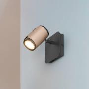 Plafondspot Gillan, coffee, 1-lamp, metaal, GU10