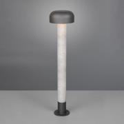 Tuinpadverlichting Fraser, grijs/betonlook, aluminium, IP54, hoogte 84...