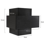 LED wandlamp Muro 3367, zwart, up/down, G9, 2.700 K
