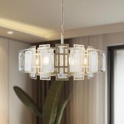 Kroonluchter Karmella, Ø 65 cm antiek messing 8-lamps