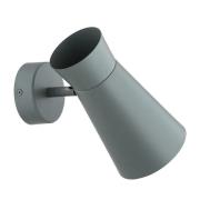 Wandlamp Lotta, saliegroen, spot, staal, verstelbaar