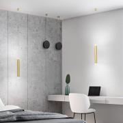 LED hanglamp Prado, messing, metaal, dimbaar