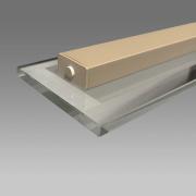 LED hanglamp Shine-Wood, lengte 141 cm, eiken/zwart CCT