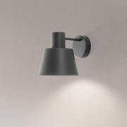 Wandlamp Dunka, olijfgroen, 1-lamp, staal, hoogte 17 cm