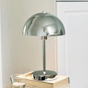 Dyberg Larsen oplaadbare LED tafellamp Stockholm, chroom