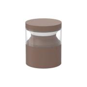 Ideal Lux LED sokkellamp Boeing, koffiebruin, hoogte 15 cm