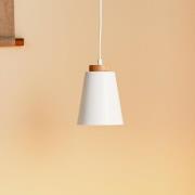 Hanglamp Bolero 1, 1-lamp, wit