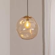 Hanglamp Sol, Ø 35cm, zwart/oranje