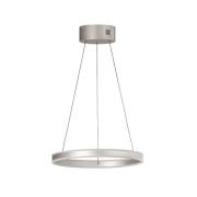 LED hanglamp Silvio, Ø 50 cm, nikkel mat, metaal, CCT,