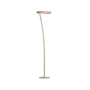 LED vloerlamp Sirko, zandkleurig, hoogte 177 cm, metaal, CCT