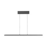 LED hanglamp Torvi, zandgrijs/rookgrijs, lengte 115 cm, CCT
