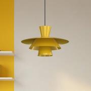 Hanglamp Plato, mosterdgeel, metaal, Ø 38 cm, E27