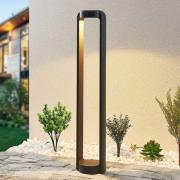 Lucande LED tuinpadverlichting Habsa, 80 cm, antraciet, metaal