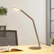 LED bureaulamp Mion, 41 cm, rond, dimbaar