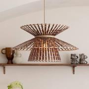 GOOD & MOJO hanglamp Machu Picchu, bruin, Ø 57 cm, bamboe