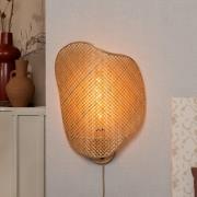 GOOD & MOJO wandlamp Kinabalu, naturel, 50 cm, bamboe stekker