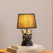 Biagio tafellamp, zwart, keramiek, 29 cm hoog, E14