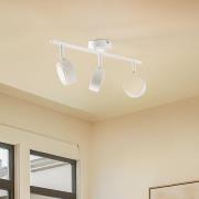 Lindby spot Jyla, wit, 2.700 K, 3-lamps, GX53