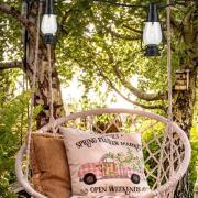 LED lichtketting Garlands, lengte 1000 cm, zwart, 10-lamps.