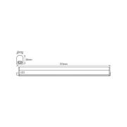 OSRAM LED-lichtbalk SWITCH BATTEN, 57 cm, 3.000 K, wit