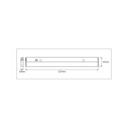 OSRAM LED-sensor-onderbouwlamp LINEAR FLAT, 3.000 K zilver