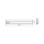 OSRAM LED meubelverlichting LINEAR MOBILE, 20 cm sensor USB