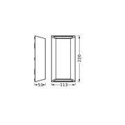 OSRAM LED buiten wandlamp ENDURA STYLE IDAR, donkergrijs, IP65