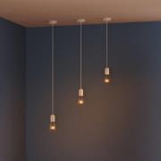 OSRAM hanglamp VINTAGE 1906 ROUND, wit, gips, Ø 12 cm