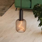 OSRAM hanglamp VINTAGE 1906 ROUND, zwart, metaal Ø 10 cm