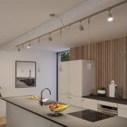 Paulmann URail kabeldoorvoer Zigbee 1 m, chroom mat