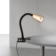 Klemlamp Dotty, messingkleurig, hoogte 33 cm, GU10