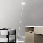 LED vloerlamp Mahina, wit, hoogte 130 cm, metaal, CCT