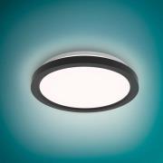 Philips LED plafondlamp Aio RD zwart 2-pack 30 cm afstandsbediening